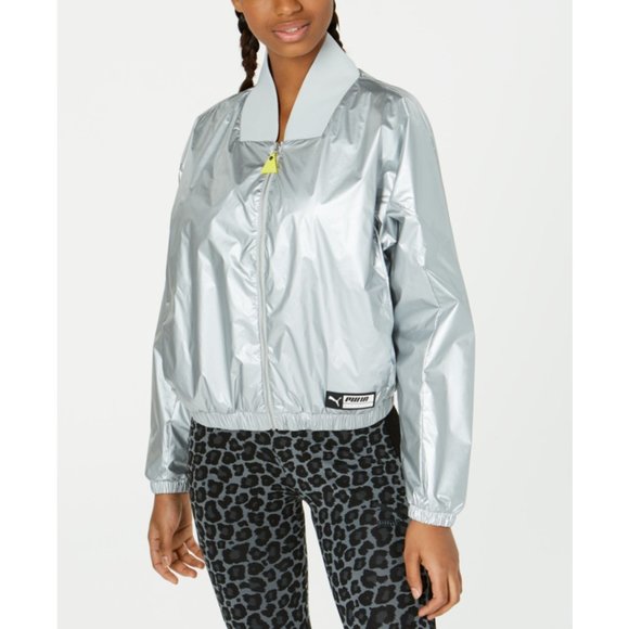 Puma TZ Metallic Bomber Jacket - Picture 1 of 4